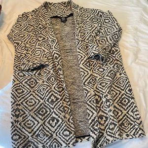 Knee length cardigan